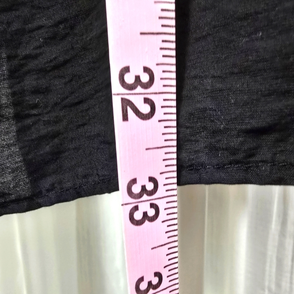 2/$30 Worthington Black Lyocell Tunic Womens Size XL Long Sleeve Lagenlook - Picture 3 of 12